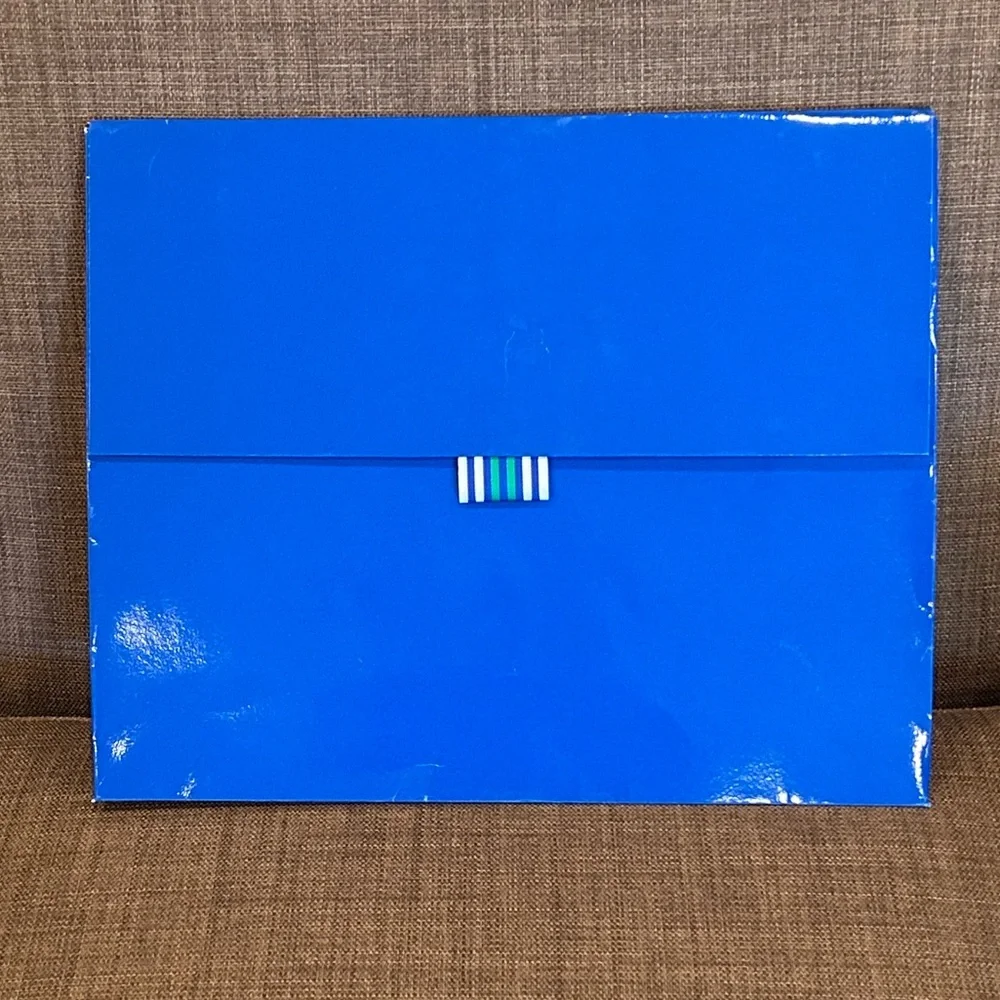 Tory Burch Blue and Green Gift Bag